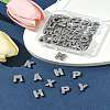 52Pcs 26 Styles Alphabet Alloy Initial Slide Charms with Grade A Rhinestones ALRI-FS0001-08-9