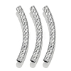 304 Stainless Steel Curved Tube Beads STAS-M071-03G-P-1