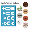 Acrylic Earring Handwork Template DIY-WH0359-042-5