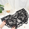 Polyester with Plastic Sequin Shawls AJEW-BM0001-60B-3