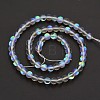 Round Synthetic Moonstone Beads Strands G-M210-6mm-11-2