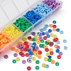 700Pcs 7 Colors Eco-Friendly Handmade Polymer Clay Beads CLAY-YW0001-39-5
