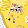 28Pcs 7 Colors Alloy Enamel Charms ENAM-FP0001-66-5