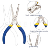Wire Looping Pliers Bail Making Rite Pliers (2~8mm Loops) for Beading Jewelry Making and Wire Forming TOOL-WH0122-27P-2