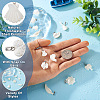 Craftdady 14Pcs 7 Styles Natural Freshwater Shell Pendants SHEL-CD0001-05-4