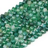 Natural Banded Agate Beads Strands G-P611-C11-01-2