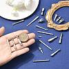 50Pcs 10 Styles Tibetan Style Alloy Charms FIND-CJ0006-06-4