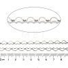 304 Stainless Steel Moon Link Chains CHS-A016-73P-A-2