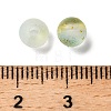 Frosted Transparent Acrylic Beads OACR-F013-12H-3