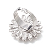 Adjustable 304 Stainless Steel Cuff Open Rings RJEW-JR01019-02-4