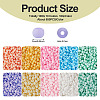  100g 10 Colors 12/0 Opaque Glass Seed Beads SEED-TA0001-05A-12