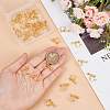 36Pcs Brass Screw On Clip-on Earring Findings KK-SP0001-18G-3