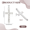 12Pcs Religion Alloy Crystal Rhinestone Connector Charms FIND-PH0038-15S-2