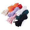 8 Skeins 8 Colors Braided Cotton String Threads for Crafts Knitting Making OCOR-TA0003-56-3