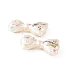 Printed Opaque Acrylic Beads OACR-B054-01T-2