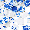 Porcelain Cabochons PORC-TA0001-74-3