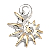 Two Tone 304 Stainless Steel Pendants STAS-K322-18E-GP-1