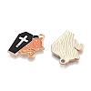 Halloween Theme Rack Plating Alloy Enamel Pendants ENAM-N056-356B-2