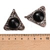 Natural Obsidian Pendants GG-CBACC2B-04R-02-3