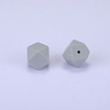 Hexagonal Silicone Focal Beads SI-JX0020A-99-1