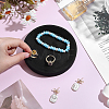 Round Velvet Jewelry Organizer Display Trays ODIS-WH0030-326C-3
