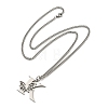 201 Stainless Steel Necklace NJEW-Q336-01K-P-1