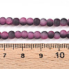 Crackle Glass Beads Strands GLAA-N009-4mm-09-4