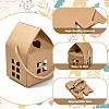 40Pcs 2 Colors Paper Boxes with Handle Rope and Window CON-CJ0001-25-3