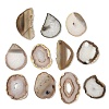 Natural Druzy Agate Big Pendants G-F646-02L-1