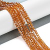 Electroplate Glass Beads Strands EGLA-A034-T6mm-A19-3