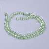 Glass Beads Strands EGLA-J042-4mm-01-2