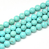 Synthetic Turquoise Beads Strands G-R003-04-1