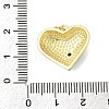 Brass Micro Pave Cubic Zirconia Pendants KK-H267-029G-4