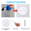 Round PP Plastic Electric Junction Box Cover FIND-FH0006-57-5