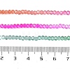 Transparent Painted Glass Beads Strands X1-DGLA-A034-T1mm-A03-3