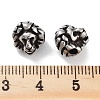 304 Stainless Steel Beads STAS-M057-16AS-3