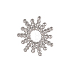 Christmas 304 Stainless Steel Pendants STAS-OY005-57P-1
