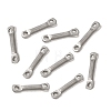 304 Stainless Steel Links Connector Charms STAS-Q323-07P-1