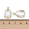 Natural Quartz Crystal Faceted Pendants G-K347-05G-04-3