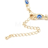 Golden Plated Brass Link Chains Bracelets BJEW-JB06060-3