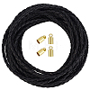 5M Round Braided PU Leather Cords WL-CL0001-33A-7