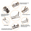 304 Stainless Steel Folding Shelf Brackets SW-TAC0001-13P-4