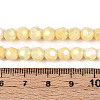 Anti-Tarnish Electroplate Glass Beads Strands EGLA-T021-6mm-15-08-4