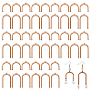 60Pcs 2 Style Unfinished Wood Chandelier Component Links WOOD-CA0001-55-1