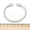 304 Stainless Steel Torque Bangles BJEW-G584-05-8
