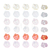 Cheriswelry 120Pcs 6 Colors Transparent Acrylic Pendants MACR-CW0001-08-11
