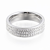 304 Stainless Steel Wide Band Finger Rings RJEW-H121-11A-19mm-2