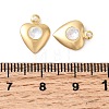 Brass Glass Charms KK-P340-09G-02-3