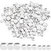 150Pcs 3 Style Brass Beads KK-CN0002-71S-1