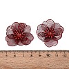 Spray Painted Iron Bead Caps IFIN-N013-05A-3